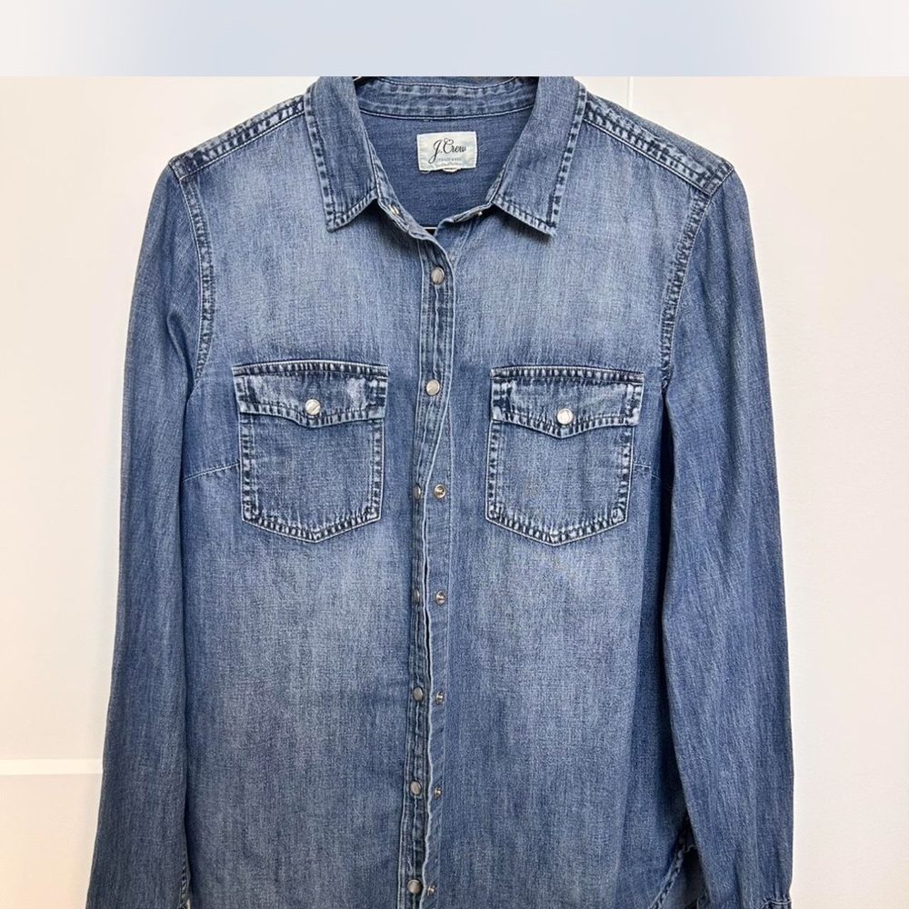 J. Crew Light Blue Denim Shirt